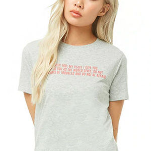 NWOT: Forever 21  John 14:27 Tee